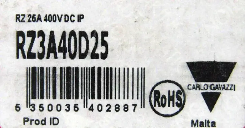 CARLO GAVAZZI RZ3A40D25