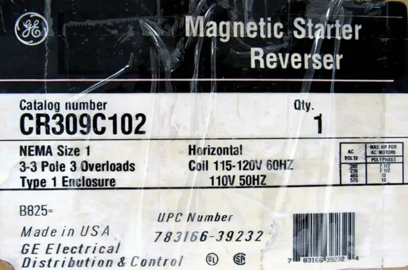 GENERAL ELECTRIC CR309C102