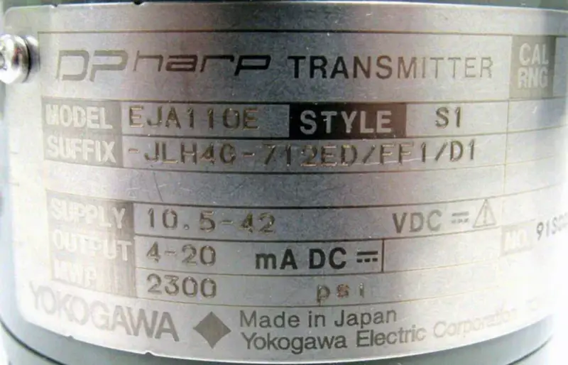 YOKOGAWA EJA110E
