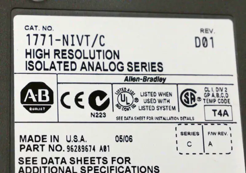 Allen-Bradley 1771-NIVT