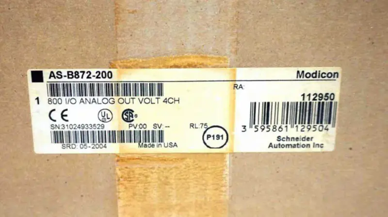 SCHNEIDER ELECTRIC MODICON AS-B872-200