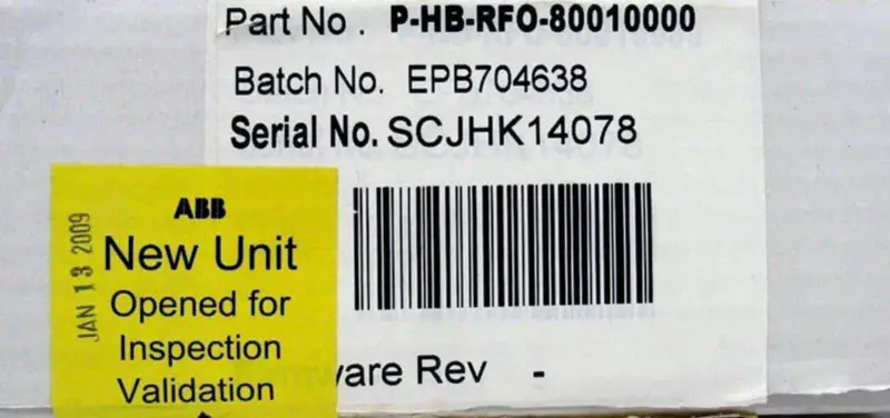 ABB P-HB-RFO-80010000