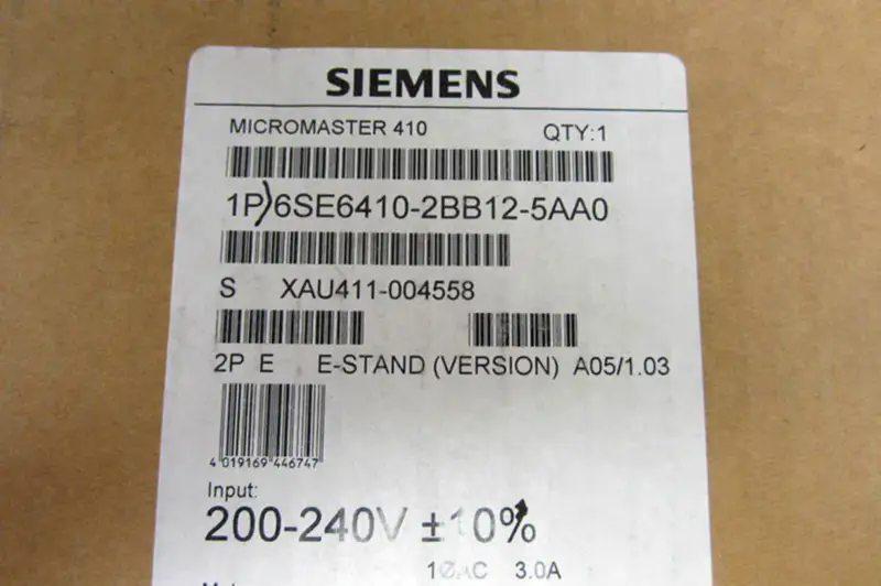 Siemens 6SE64102BB125AA0