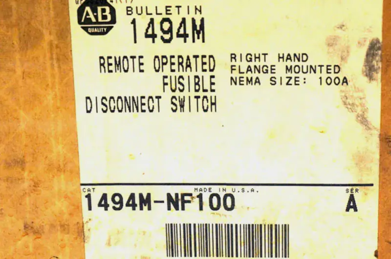 Allen-Bradley 1494M-NF100