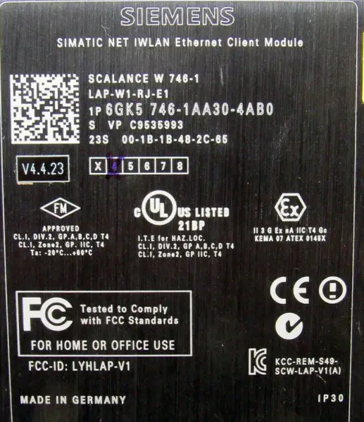 Siemens 6GK5746-1AA30-4AB0