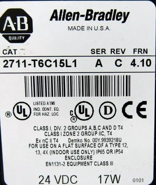 Allen-Bradley 2711-T6C15L1