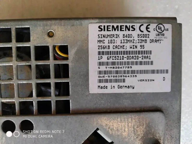 Siemens 6FC5210-0DA20-2AA1