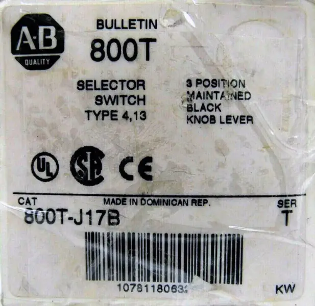Allen-Bradley 800T-J17B