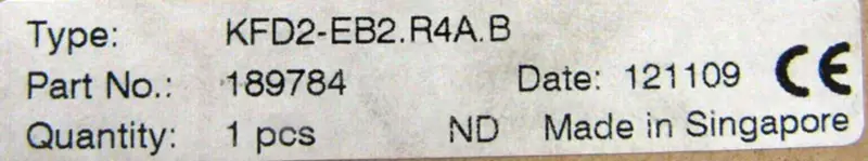 PEPPERL+FUCHS KFD2-EB2.R4A.B