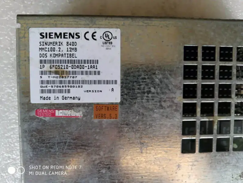 Siemens 6FC5210-0DA00-1AA1