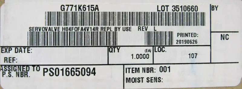 MOOG G771K615A