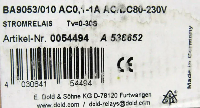 DOLD & SOHNE BA9053/010