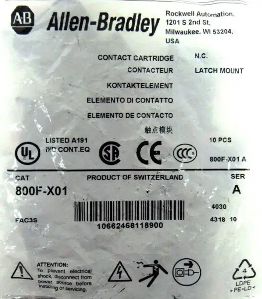 Allen-Bradley 800F-X01