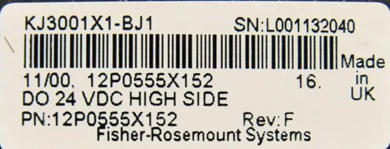ROSEMOUNT DELTA V KJ3001X1-BJ1