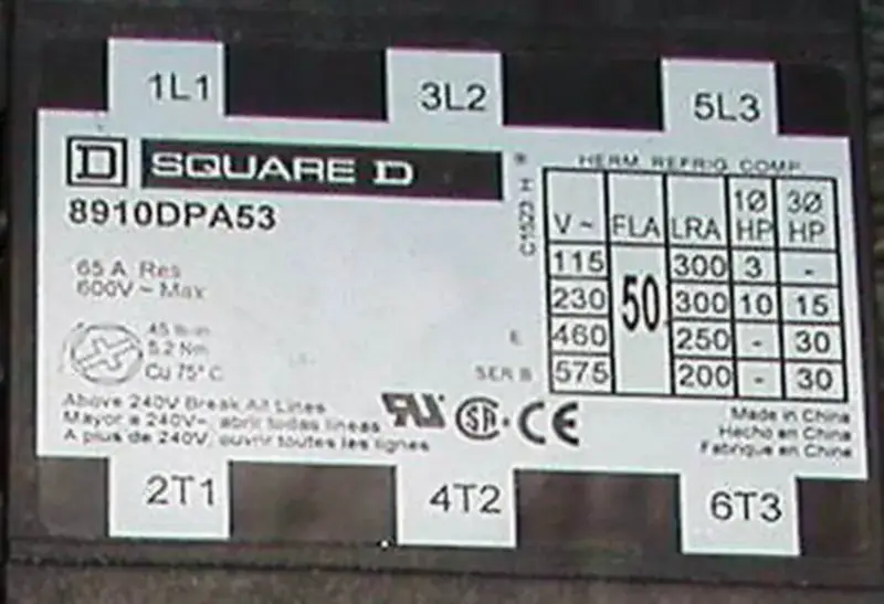 Square D 8910DPA53