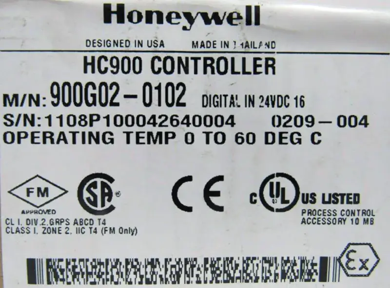 HONEYWELL 900G02-0102