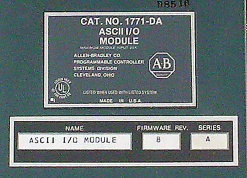 Allen-Bradley 1771-DA