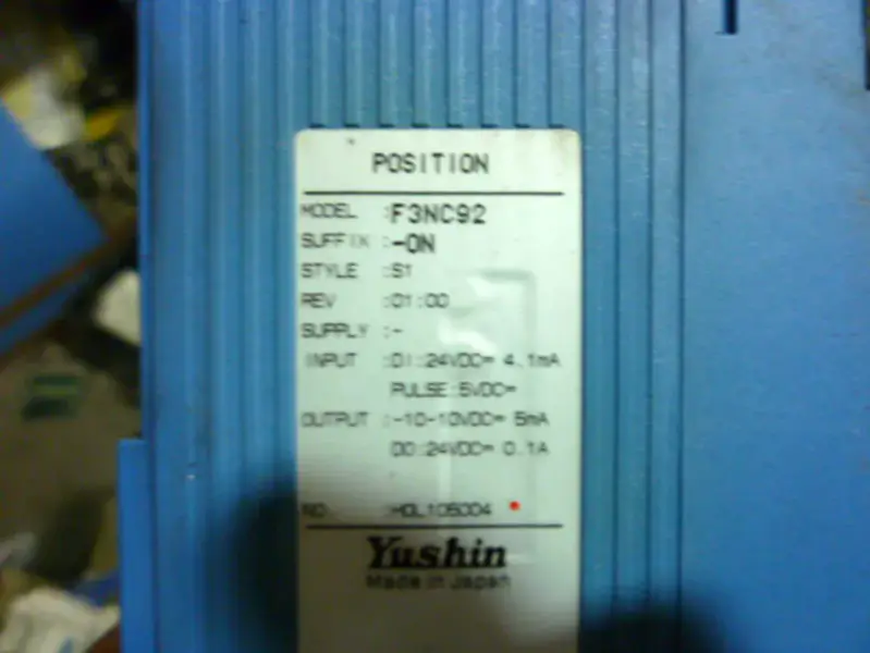 Yokogawa PLC F3NC92-0N