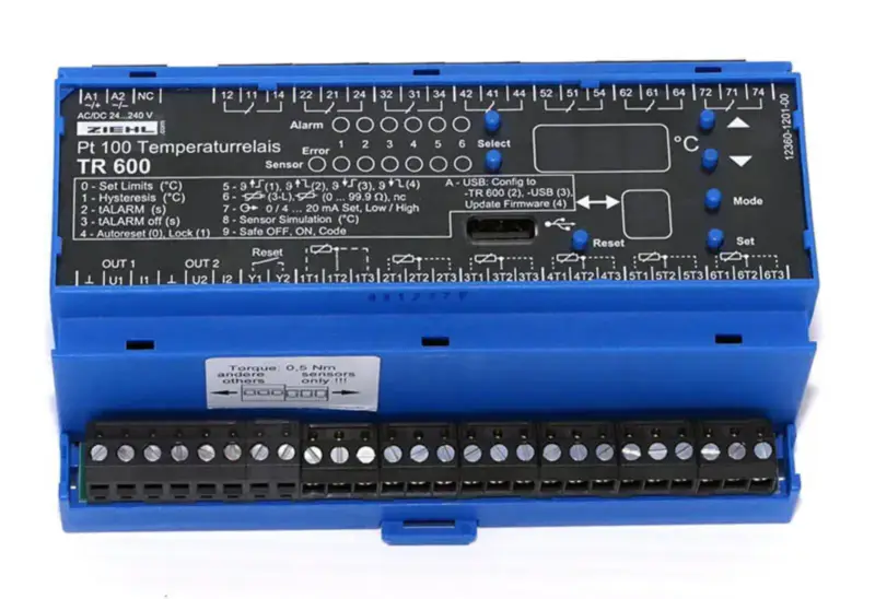 Regulátor teploty Ziehl TR600