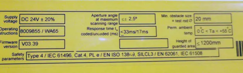 Sick Optic Electronic C40E-1202CA010