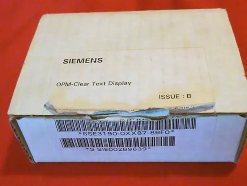 Siemens 6SE3190-0XX87-8BF0