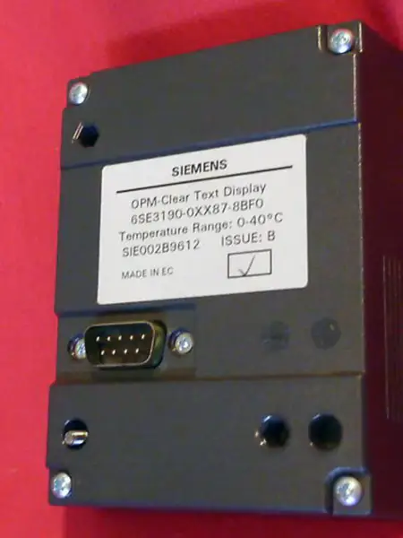 Siemens 6SE3190-0XX87-8BF0