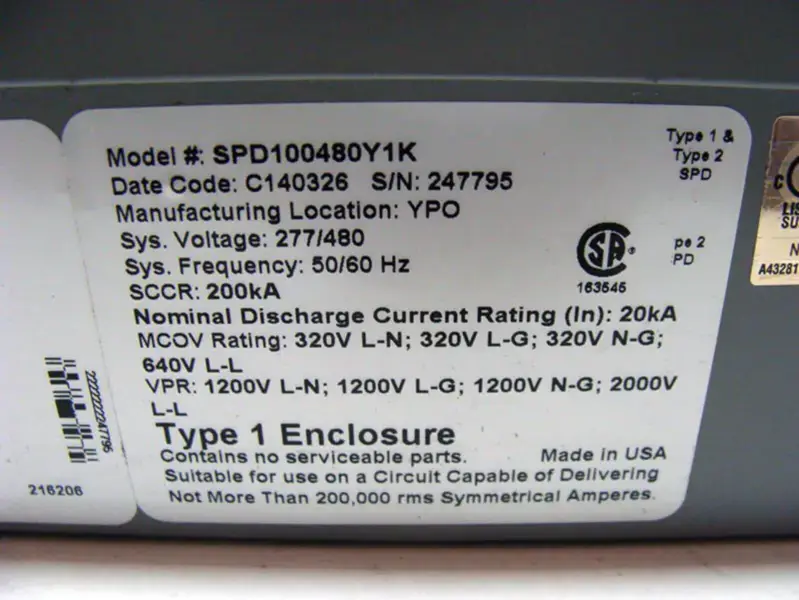 Eaton SPD100480Y1K