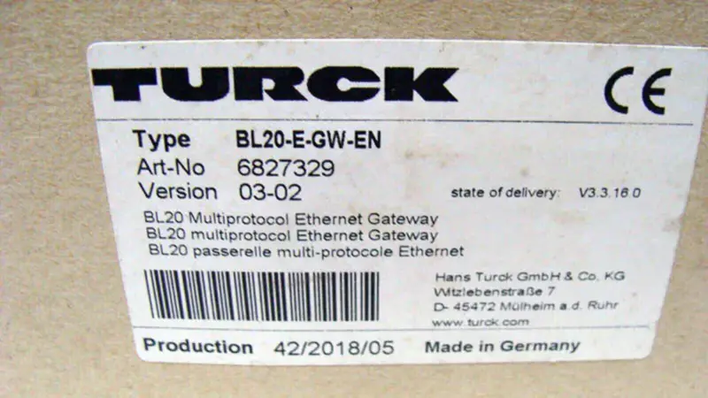 TURCK BL20-E-GW-EN