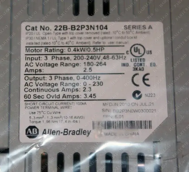 Allen-Bradley 22BB2P3N104