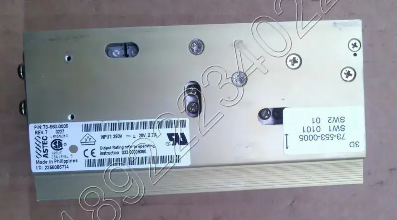 Napájecí zdroj ASTEC 73-553-0005 20V 2,7A