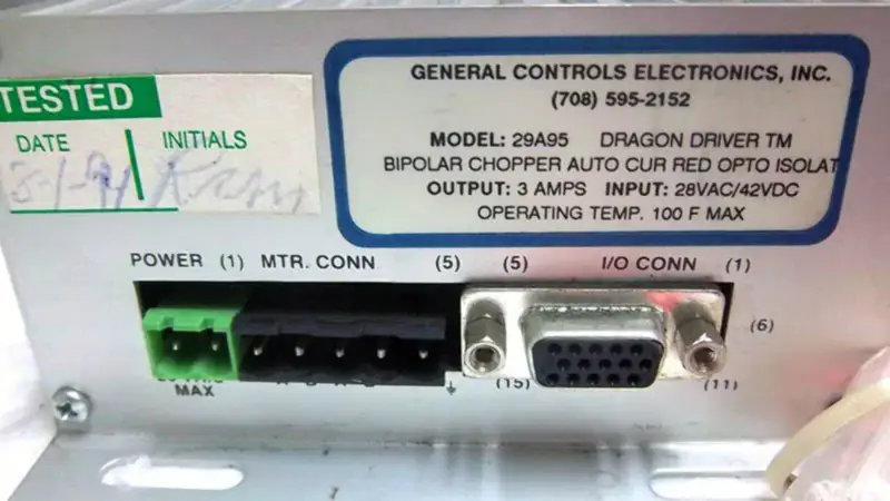 GENERAL CONTROLS ELECTRONICS 29A95
