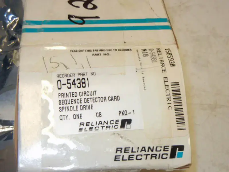 RELIANCE ELECTRIC 0-54381