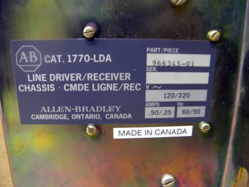 Allen-Bradley 1770-LDA