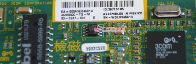 3Com 3C905CX-TX-M Síťová karta rozhraní PCI Ethernet 10/100Mbps