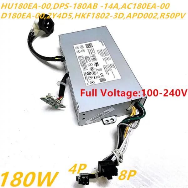 Dell Optiplex 3030 3048 180W napájecí zdroj HU180EA-00 DPS-180AB-14A AC180EA-00 D180EA-00 2Y4D5 HKF1802-3D