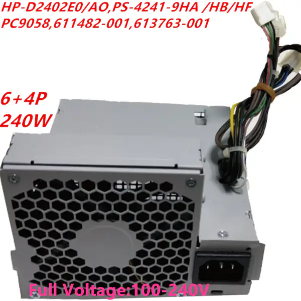 HP 6000 6005 6200 6300 8000 8100 8200 240W napájecí zdroj HP-D2402AO PS-4241-9HA PC9058 PC8027 PC8019 PC9055