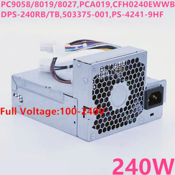 Zdroj napájení pro HP Z200 4000 4300 240W PC9058 PC8019 PC8027 PCA019 CFH0240EWWB DPS-240RB A PS-4241-9HF