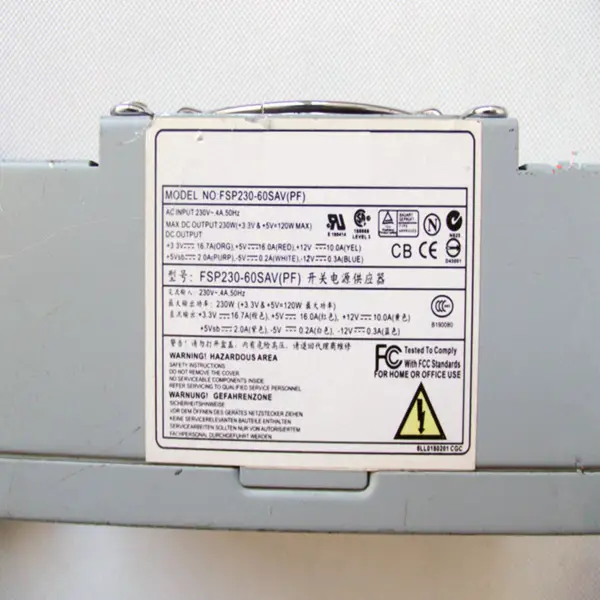 Zdroj napájení pro Lenovo Aopen N100 N500 s4700 s4600 230W spínaný zdroj FSP230-60SAV FSP230-60SAV(PF)