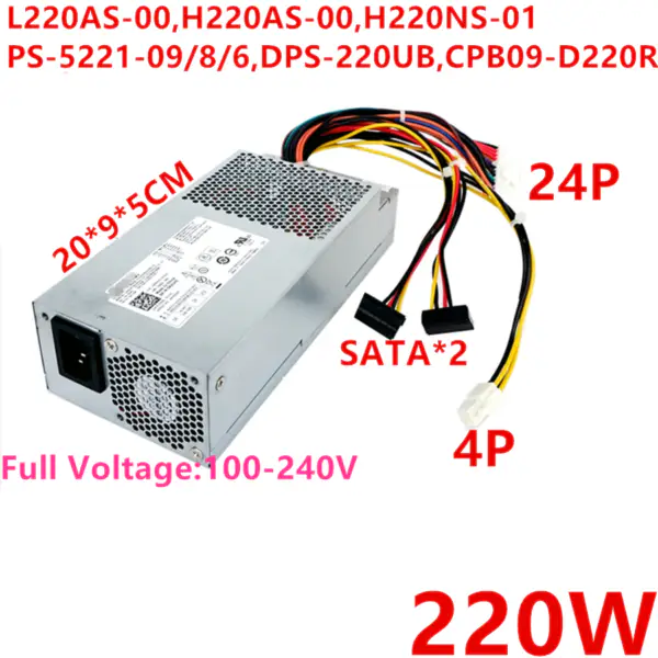 Dell SX2300 2800 2840 270 480G 220W napájecí zdroj L220AS-00 H220NS-01 CPB09-D220R D220AS-01 DPS-220UB-3A DPS-220UB-3B