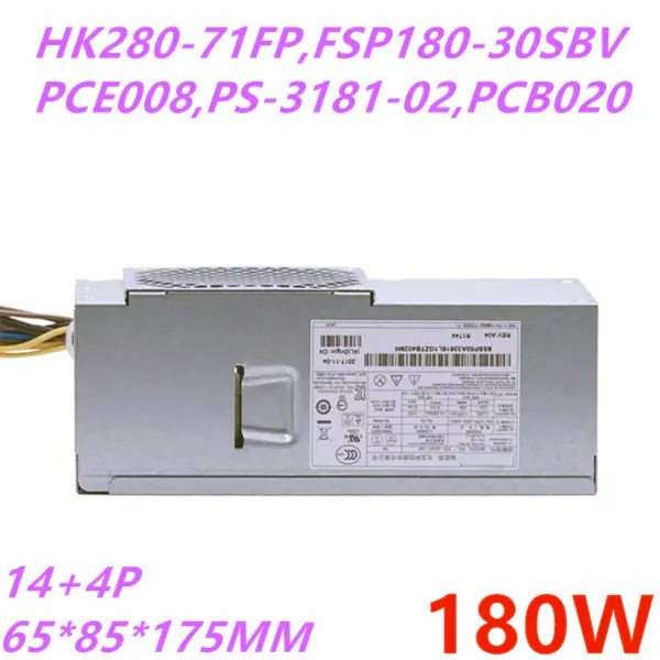 Zdroj napájení pro Lenovo M82 4550 E31 H3050 Q77 14Pin 180W napájecí zdroj HK280-71FP FSP180-30SBV PS-3181-02 PCE008 PCB020
