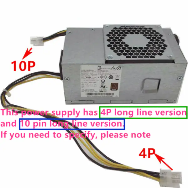 Zdroj napájení pro Lenovo 3060 G5060 E74S M9010 90 410 610 10Pin 180W napájecí zdroj HK280-72PP PCG010 PA-2181-02 FSP180-20TGBAB