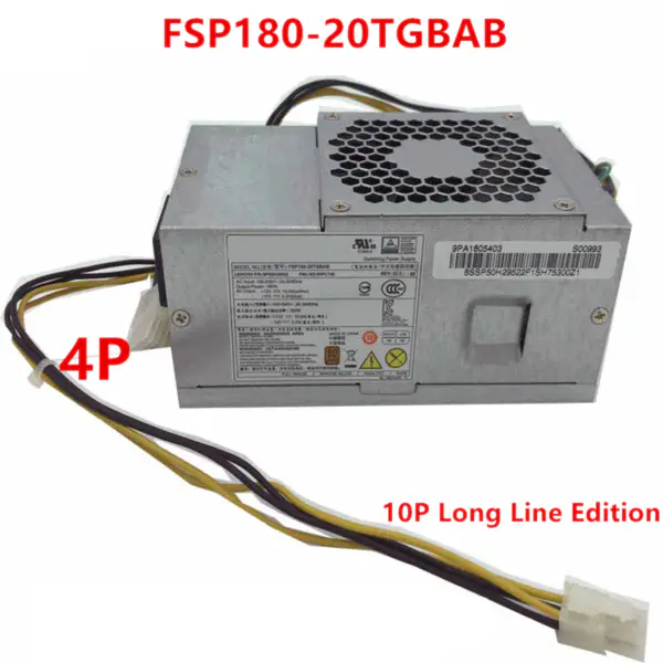 Zdroj napájení pro Lenovo 3060 G5060 E74S M9010 90 410 610 10Pin 180W napájecí zdroj HK280-72PP PCG010 PA-2181-02 FSP180-20TGBAB
