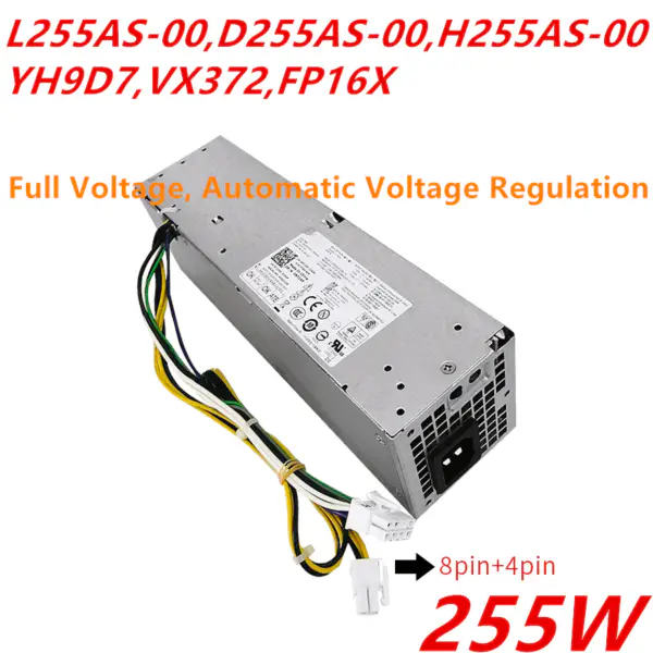 Dell 3020 7020 9020 T7100 255W napájecí zdroj L255AS-00 D255AS-00 H255AS-00 H255ES-01 F255ES-00 HU255AS-00