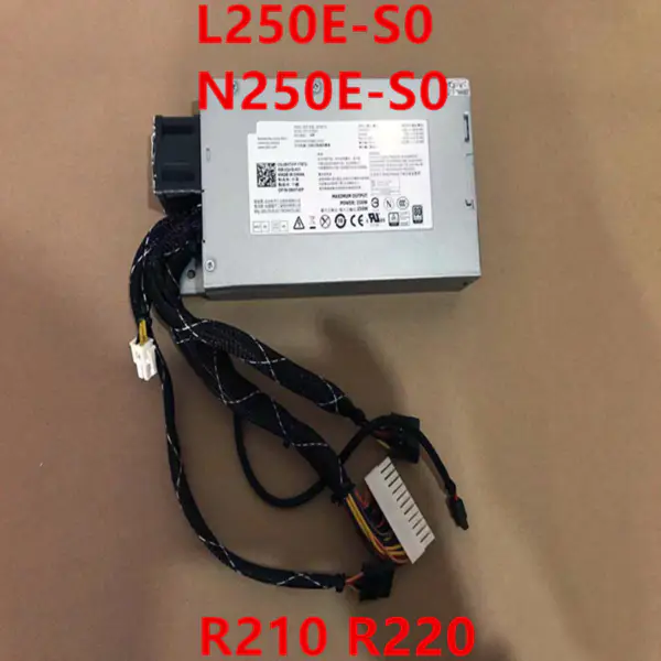 Zdroj napájení pro Dell R210 R220 250W N250E-S0 NPS-250NB A 6HTWP L205E-S0 PS-4251-1D-LF V38RM D221N C627N CKMX0
