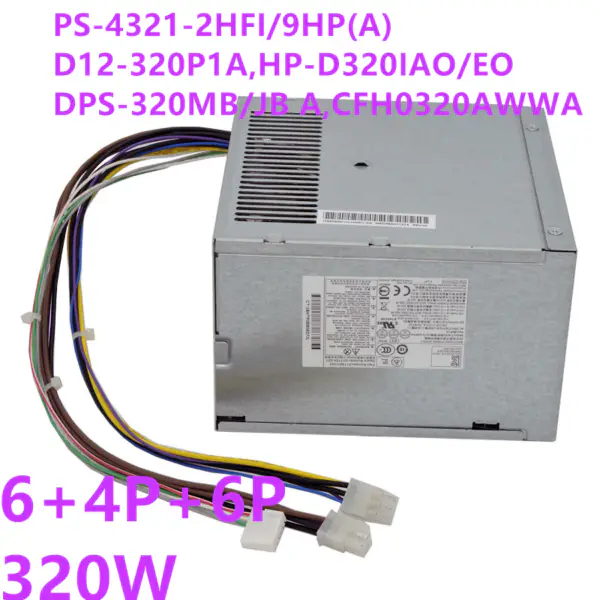 Zdroj napájení pro HP Z200 210 320W PS-4321-2HFI pc8026 D12-320P1A HP-D320IAO HP-D320IEO DPS-320RB B CFH0320AWWA