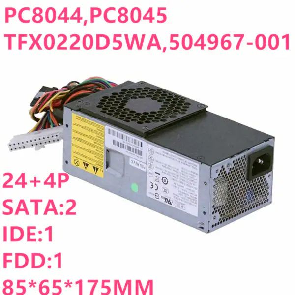 Zdroj napájení pro HP S5000 5118 5701 5716 5721 7400 3130 220W napájecí zdroj PC8044 PC8045 TFX0220D5WA HP-D2701C0 DPS-220AB-2 A