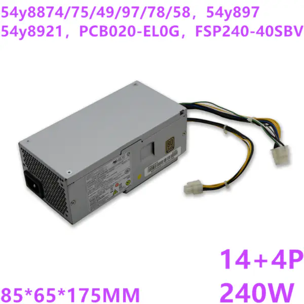 Lenovo 77 75 73 82 73 14pinový 240W napájecí zdroj 54y8874 54Y8897 54Y8858 PCB020 FSP240-40SBV PS-4241-02