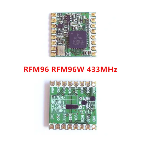 LoRa FSK GFSK 00K RFM96 RFM96W 433Mhz RFM96W-433S2 modul bezdrátového vysílače přenosová rychlost 300Kbps rozhraní SPI