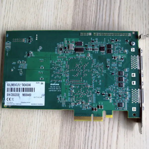 Matrox SOL2MEVCLFL Solios Y7415-00 REV.B