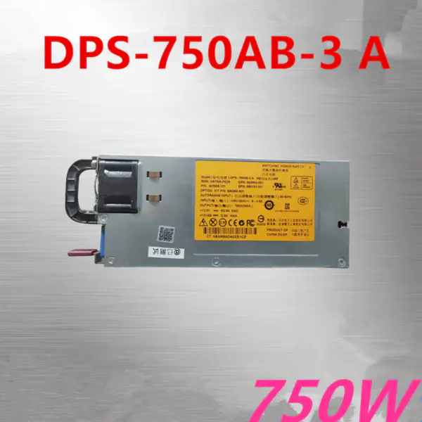 Napájecí zdroj HP G8 750W DPS-750AB-3 A HSTNS-PD29 HSTNS-PL29 656363-B21 643932-001 643955-001 660183-001